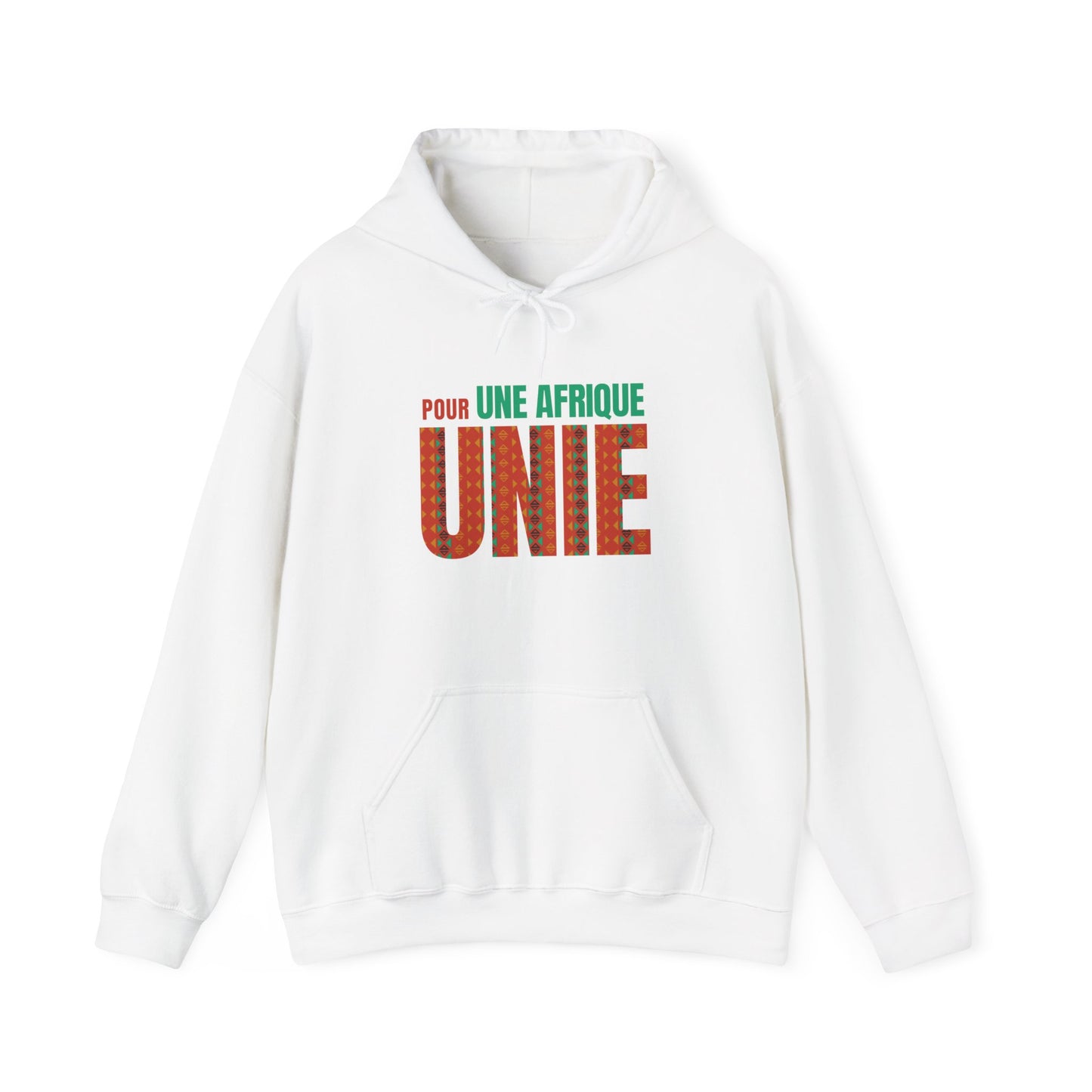 Sweat à capuche "POUR UNE AFRIQUE UNIE" – Porte ta fierté. Inspirez l'unité.