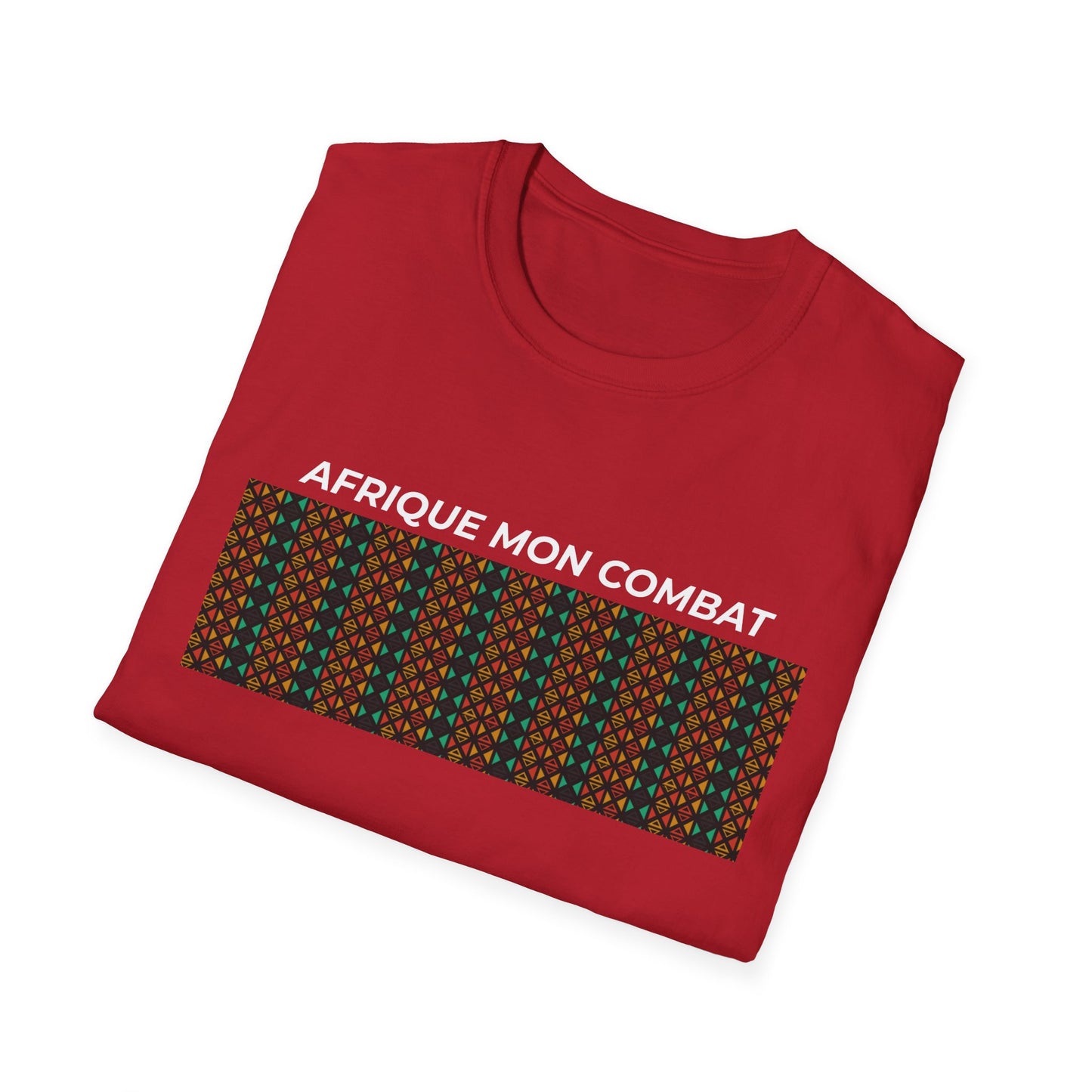 Colorful Geometric Unisex T-Shirt - Softstyle Casual Tee for Everyday Wear