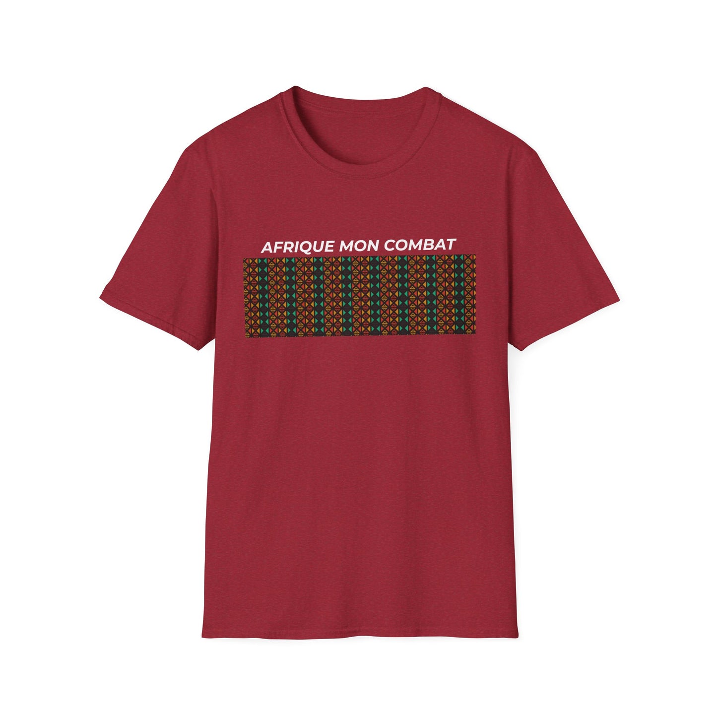 Colorful Geometric Unisex T-Shirt - Softstyle Casual Tee for Everyday Wear