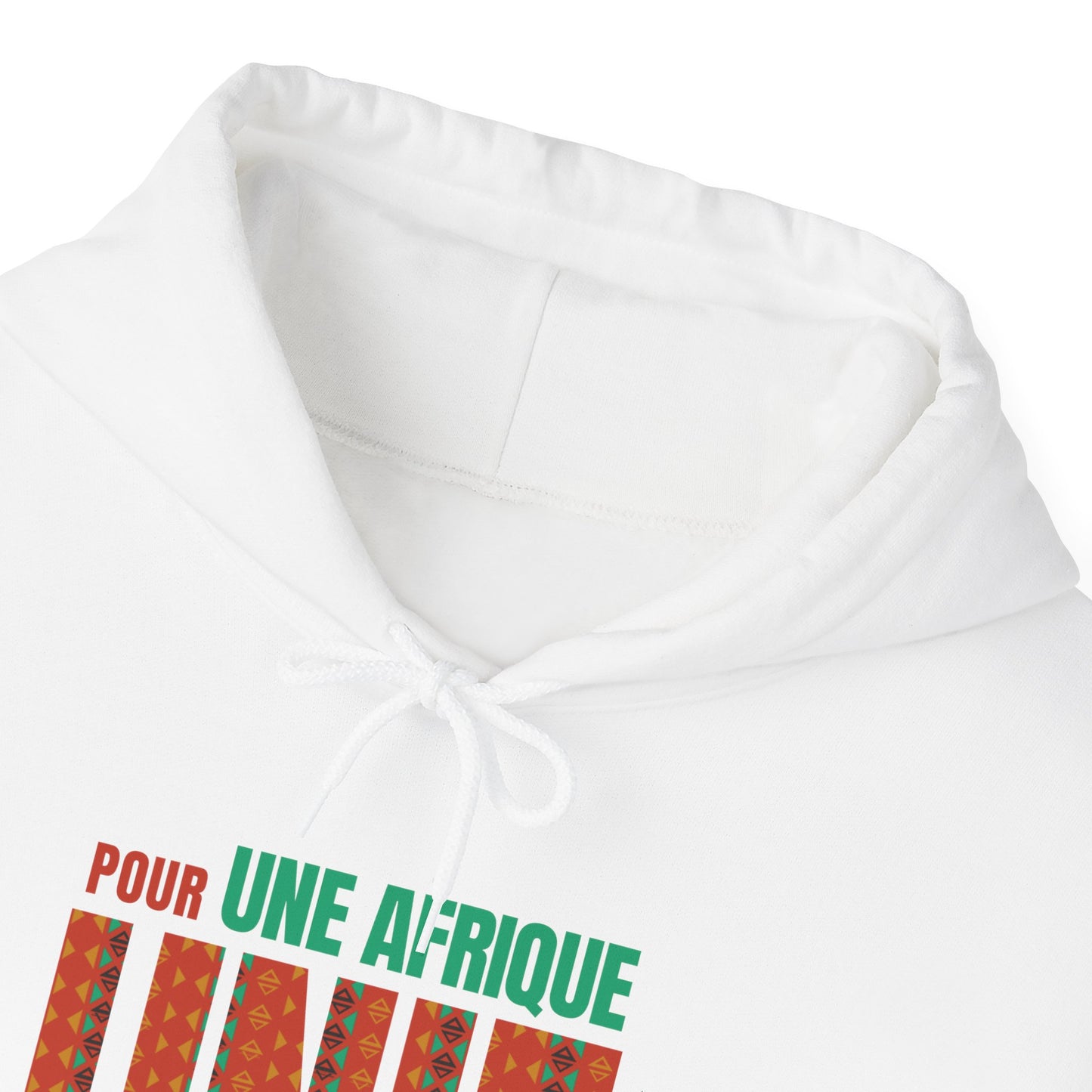 Sweat à capuche "POUR UNE AFRIQUE UNIE" – Porte ta fierté. Inspirez l'unité.