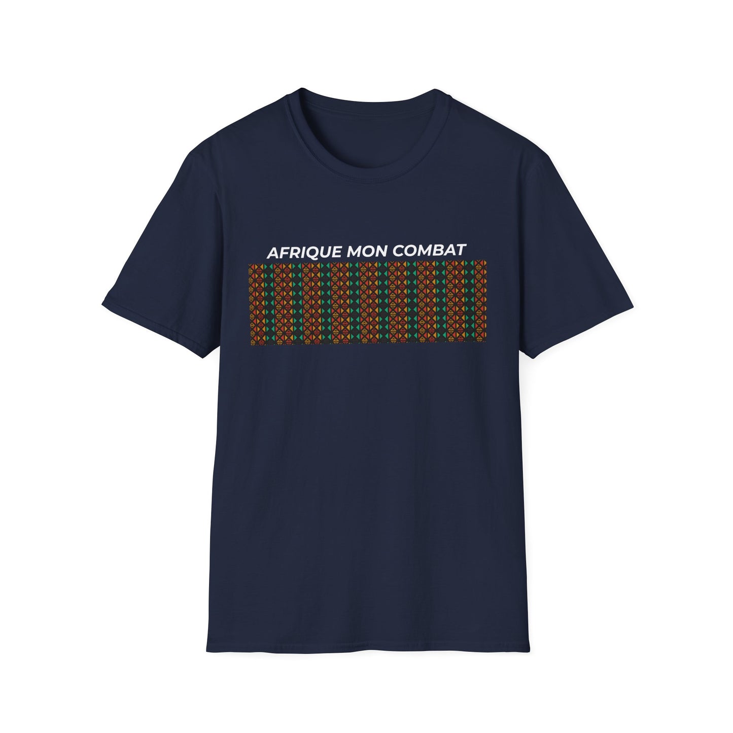 Colorful Geometric Unisex T-Shirt - Softstyle Casual Tee for Everyday Wear