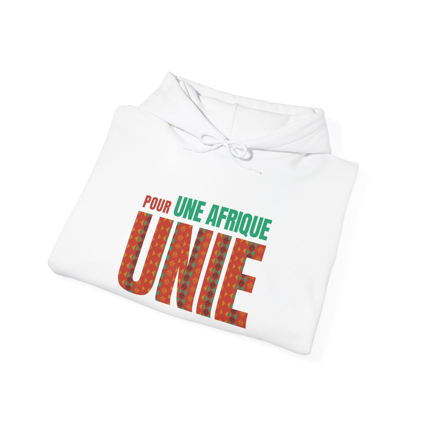 Sweat à capuche "POUR UNE AFRIQUE UNIE" – Porte ta fierté. Inspirez l'unité.