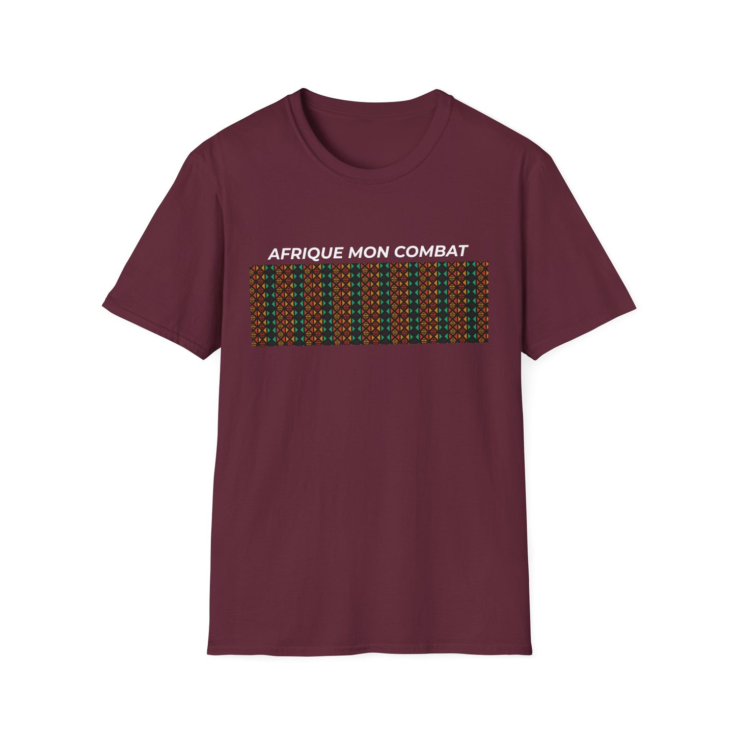 Colorful Geometric Unisex T-Shirt - Softstyle Casual Tee for Everyday Wear