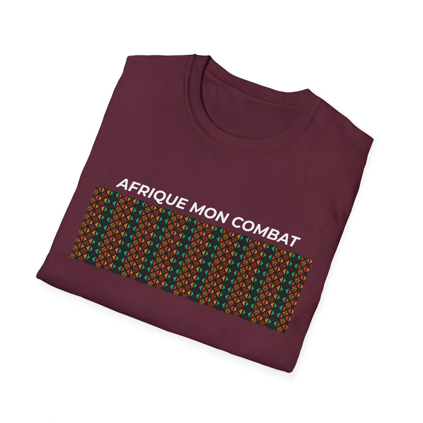 Colorful Geometric Unisex T-Shirt - Softstyle Casual Tee for Everyday Wear