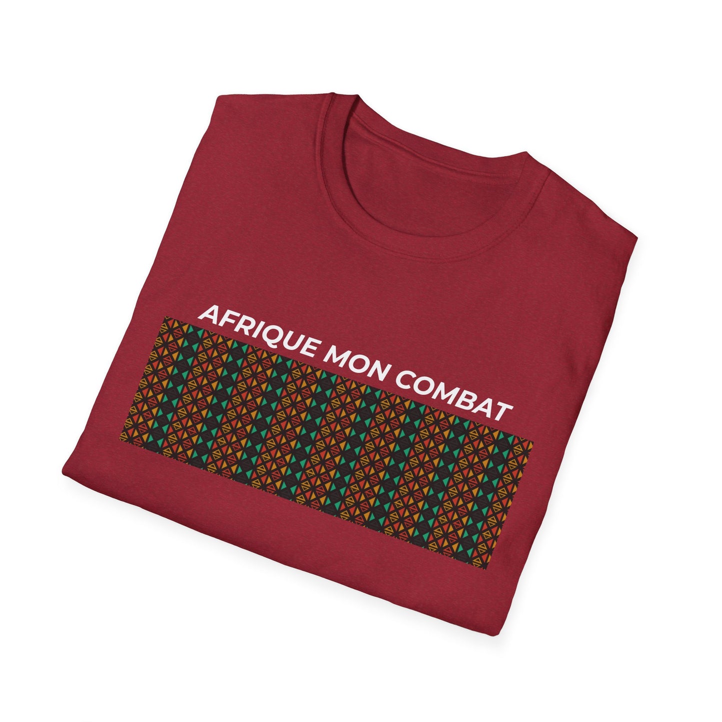 Colorful Geometric Unisex T-Shirt - Softstyle Casual Tee for Everyday Wear