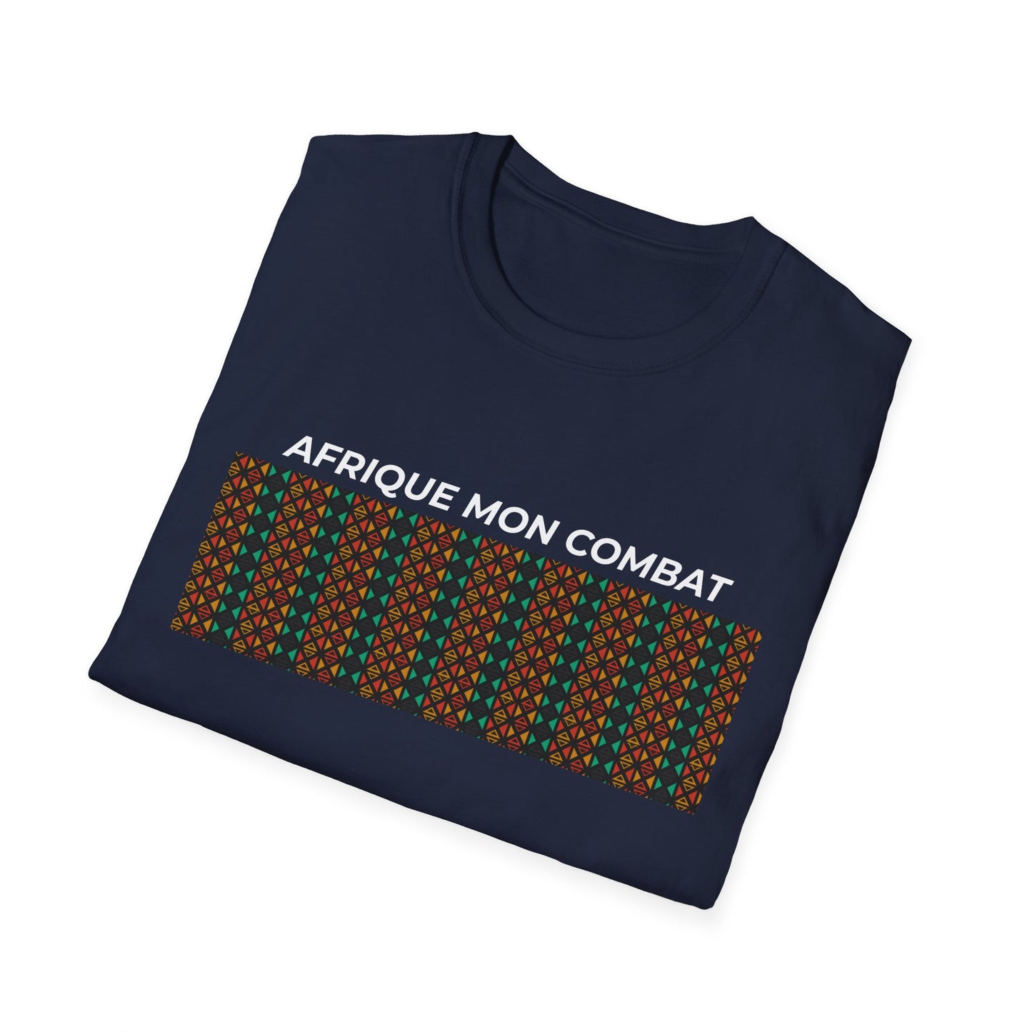 Colorful Geometric Unisex T-Shirt - Softstyle Casual Tee for Everyday Wear
