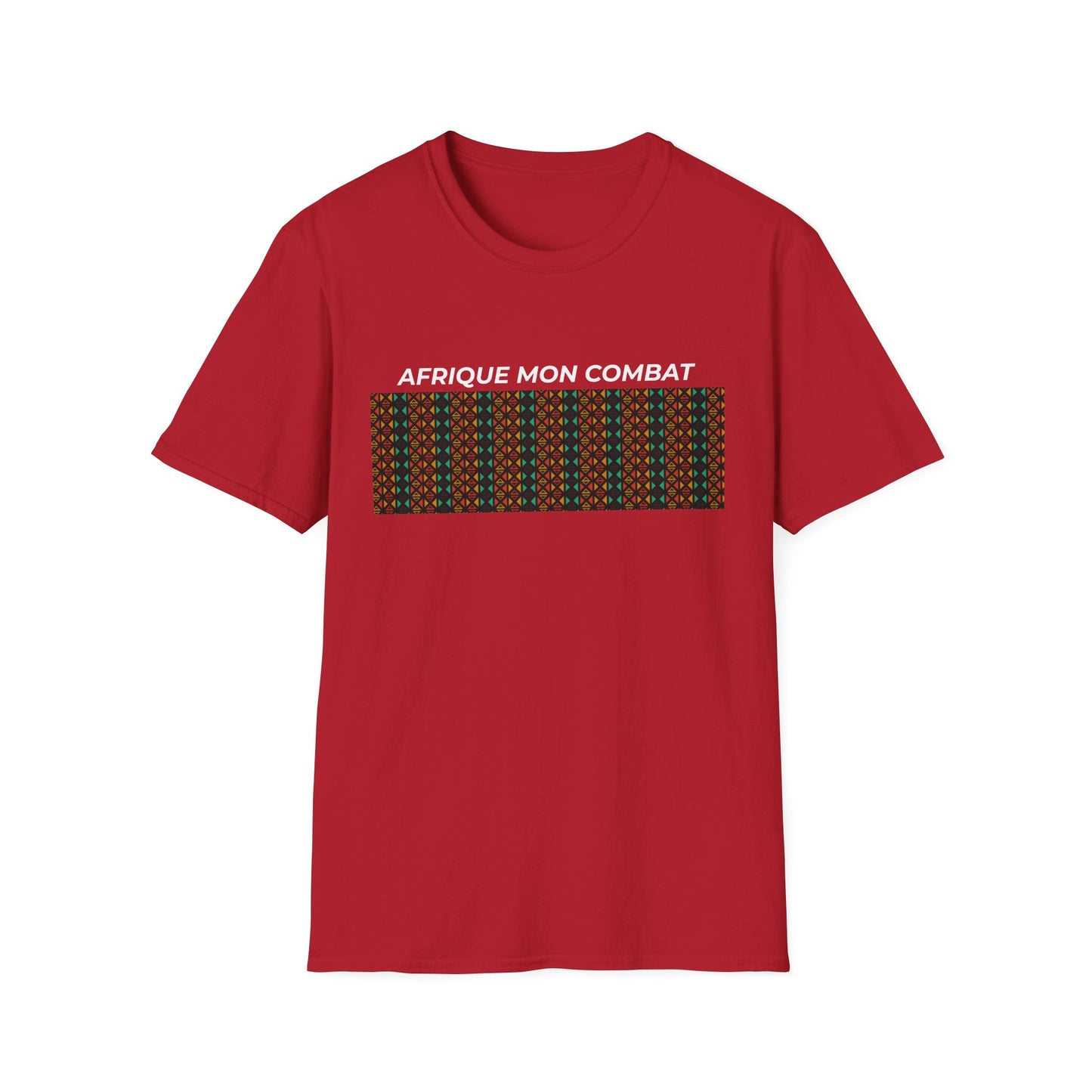 Colorful Geometric Unisex T-Shirt - Softstyle Casual Tee for Everyday Wear