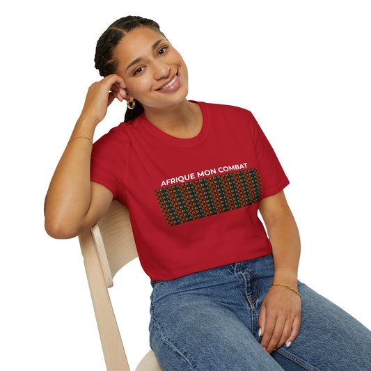 Colorful Geometric Unisex T-Shirt - Softstyle Casual Tee for Everyday Wear